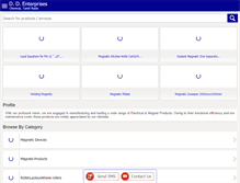 Tablet Screenshot of ddenterprisesindia.net